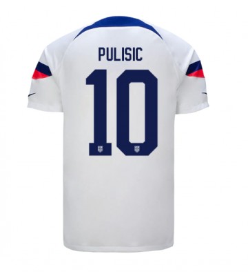Förenta staterna Christian Pulisic #10 Hemmatröja VM 2022 Kortärmad